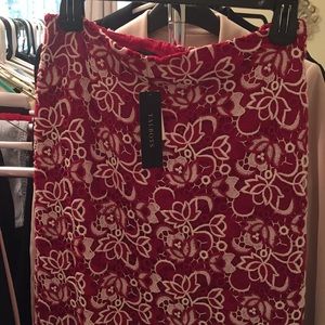 Talbots textured pencil skirt